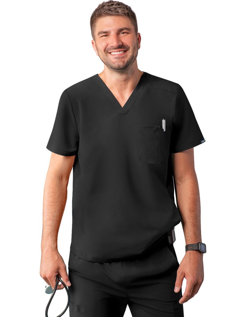 Modern V-Neck Adar Addition Men's Scrub Top