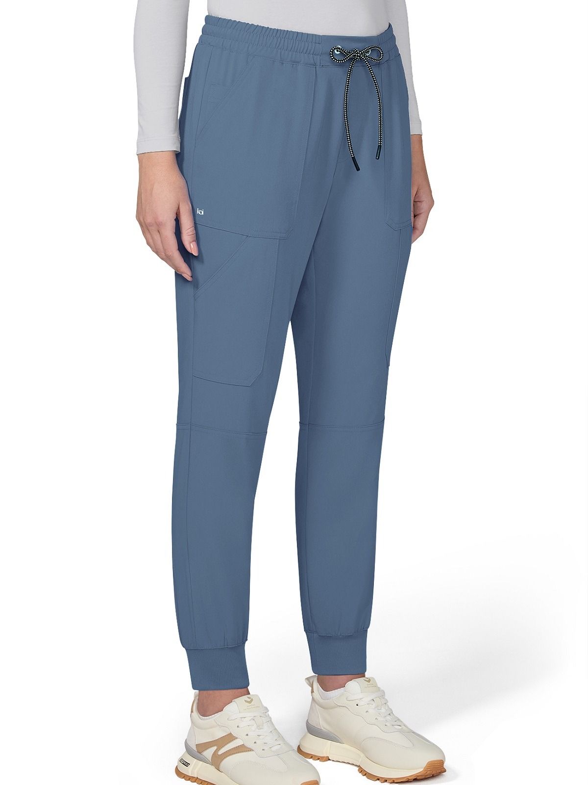 koi jogger pant with drawstring and elastic waistband