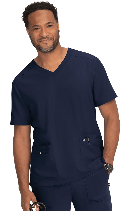 Free To Be koi Next Gen Men's Scrub Top - Image 3