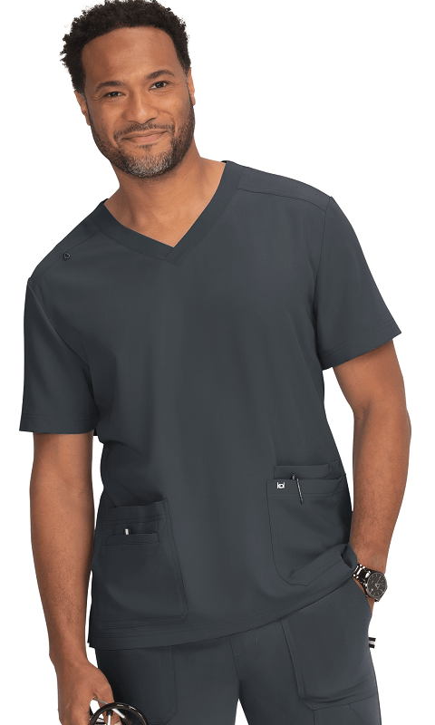 Free To Be koi Next Gen Men's Scrub Top - Image 2