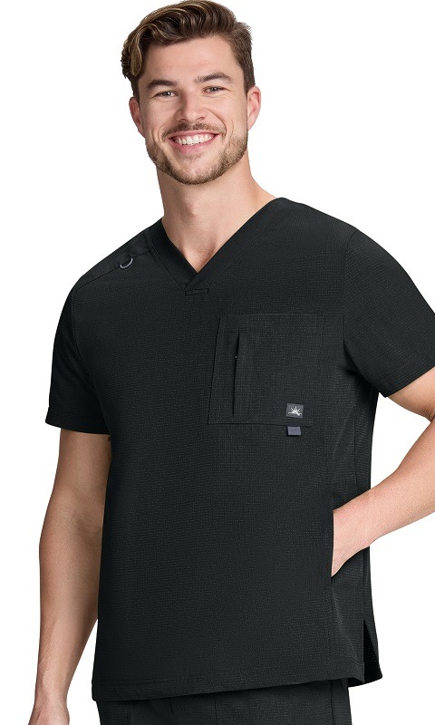 Caldwell Solis koi Men’s Scrub Top - Image 2