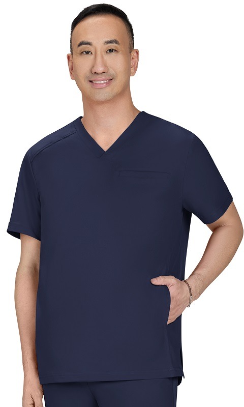 Stasis Cureology by koi Men’s Scrub Top - Image 3