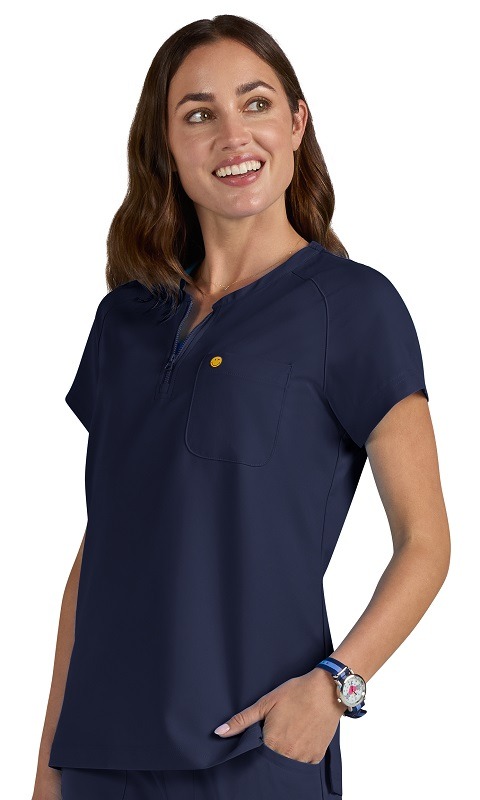 Ecstatic koi Smiley World Women’s Scrub Top