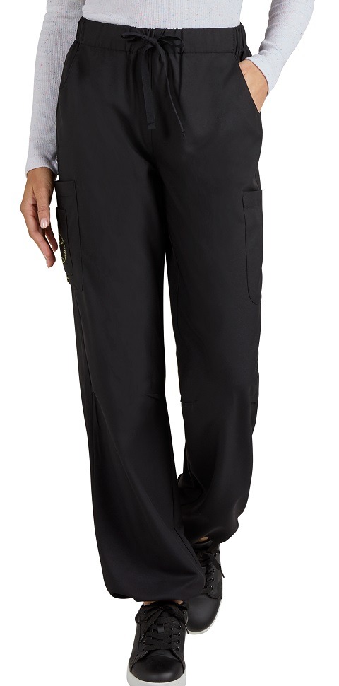 Jubilant koi Smiley World Women’s Scrub Pants - Image 3